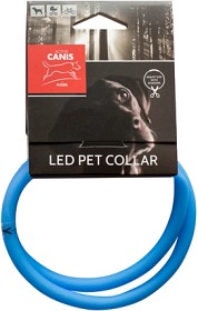 Kuva Active Canis USB Led Collar valopanta, sininen