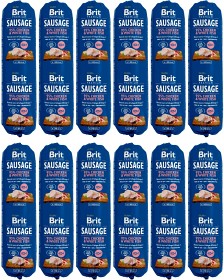 Bild på Brit Premium Chicken & White Fish -koiranmakkara 12 x 800 g