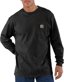 Bild på Carhartt Workwear Pocket pitkähihainen t-paita, musta