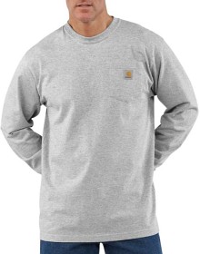 Bild på Carhartt Workwear Pocket pitkähihainen t-paita, harmaa