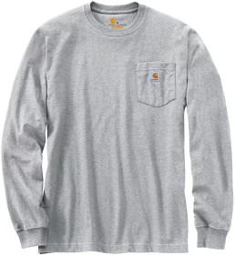 Bild på Carhartt Workwear Pocket pitkähihainen t-paita, harmaa