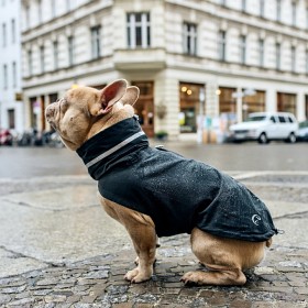 Kuva Cloud7 London French Bulldog Dog Raincoat Slate sadetakki ranskanbulldogille