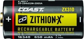 Bild på COAST ZX310 ZITHION ladattava litiumakku Micro-USB-portilla