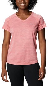 Bild på Columbia W's Zero Rules Short Sleeve Shirt naisten t-paita, lohenpunainen
