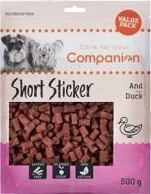 Kuva Companion Short Duck Sticks 1,5 cm 500 g koiran makupala