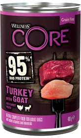 Kuva CORE 95 Turkey/Goat märkäruoka kalkkuna/vuohi, 400 g