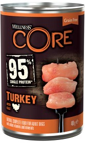 Kuva CORE 95 Turkey/Kale aikuisen koiran märkäruoka, 400 g