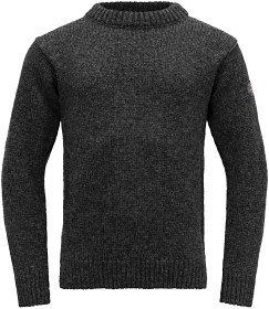 Kuva Devold Nansen Wool Sweater villapaita, unisex, tummanharmaa