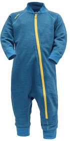Bild på Devold Nibba Baby Wool Playsuit Blue Melange