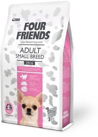 Kuva Four Friends Adult Small Breed täysravinto pienille koirille, 3 kg