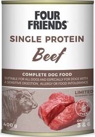 Kuva Four Friends Beef koiran märkäruoka nauta, 400 g 