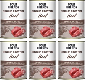 Kuva Four Friends Beef koiran märkäruoka nauta, 6 x 400 g 
