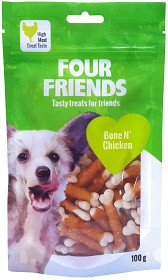 Kuva Four Friends Koiranherkku Bone N' Chicken 100 g