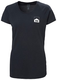 Kuva Helly Hansen Nord Graphic Drop naisten t-paita, tummansininen