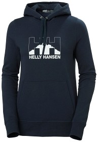 Kuva Helly Hansen Nord Graphic Pullover Hoodie naisten huppari, tummansininen