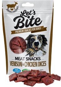 Bild på Lets Bite Meat Snacks Venison & Chicken Dices 80 g