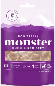 Kuva Monster Dog Treats All Breed Duck/Beet 100 g