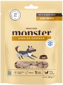 Kuva Monster Dog Treats Freeze Dried pakastekuivattu makupala kana, 45 g