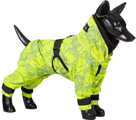 Kuva PAIKKA Rain Suit koiran sadehaalari, 25 - 30 cm, neonkeltainen