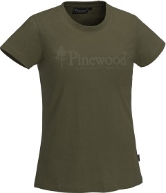 Bild på Pinewood Outdoor Life -naisten t-paita, tummanvihreä
