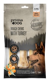 Kuva Prima Dog Rough Chews Turkey/Sea Buckthorn puruluu kalkkuna/tyrni, 10 cm, 3 kpl