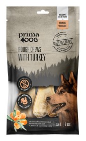 Kuva Prima Dog Rough Chews Turkey/Sea Buckthorn puruluu kalkkuna/tyrni, 13,5 cm, 2 kpl