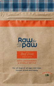 Kuva Raw for Paw Beef Treats pakastekuivattu makupala, naudanliha, 50 g