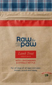 Kuva Raw for Paw Lamb Treats pakastekuivattu makupala, lampaanliha, 50 g