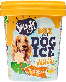 Kuva Smoofl Dog Ice Mix koiran jäätelö,160 g, banaani