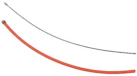 Bild på Tracker G500 -tutkapannan antenni ja suojaputki