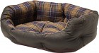 Barbour Wax/Cotton Dog Bed 30'' Classic/Olive