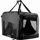 Companion Pet Soft Crate kuljetuskoppa, harmaa/musta, XL