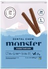 Monster Dog Dental Chew Vegan hammashoitoherkku, L, 28 kpl