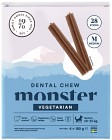 Monster Dog Dental Chew Vegan hammashoitoherkku, M, 28 kpl